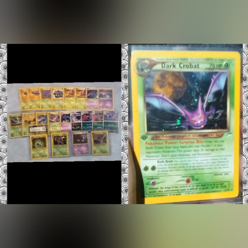 ✨Zubat Full Evolution Holo Pokemon Card Bundle✨